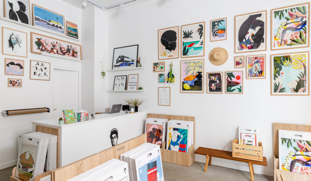 SERGENT PAPERのパリのギャラリー