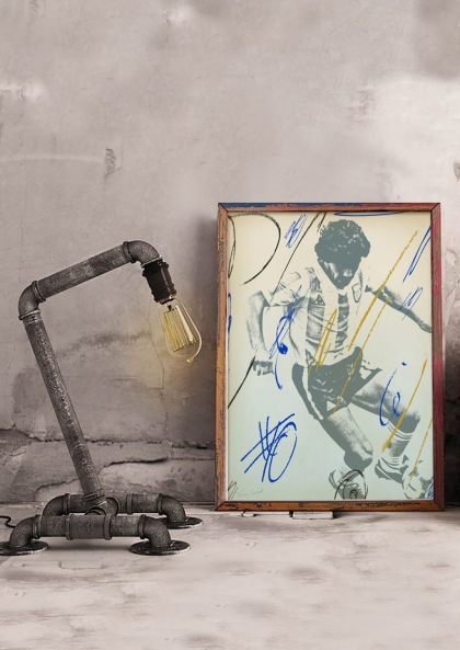 Sergeant Paper 人気のサッカー シリーズ アートポスター A3サイズ "Maradona マラドーナ"