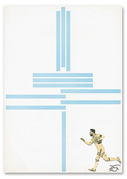 Sergeant Paper 人気のサッカー シリーズ アートポスター A3サイズ "Messi メッシ"